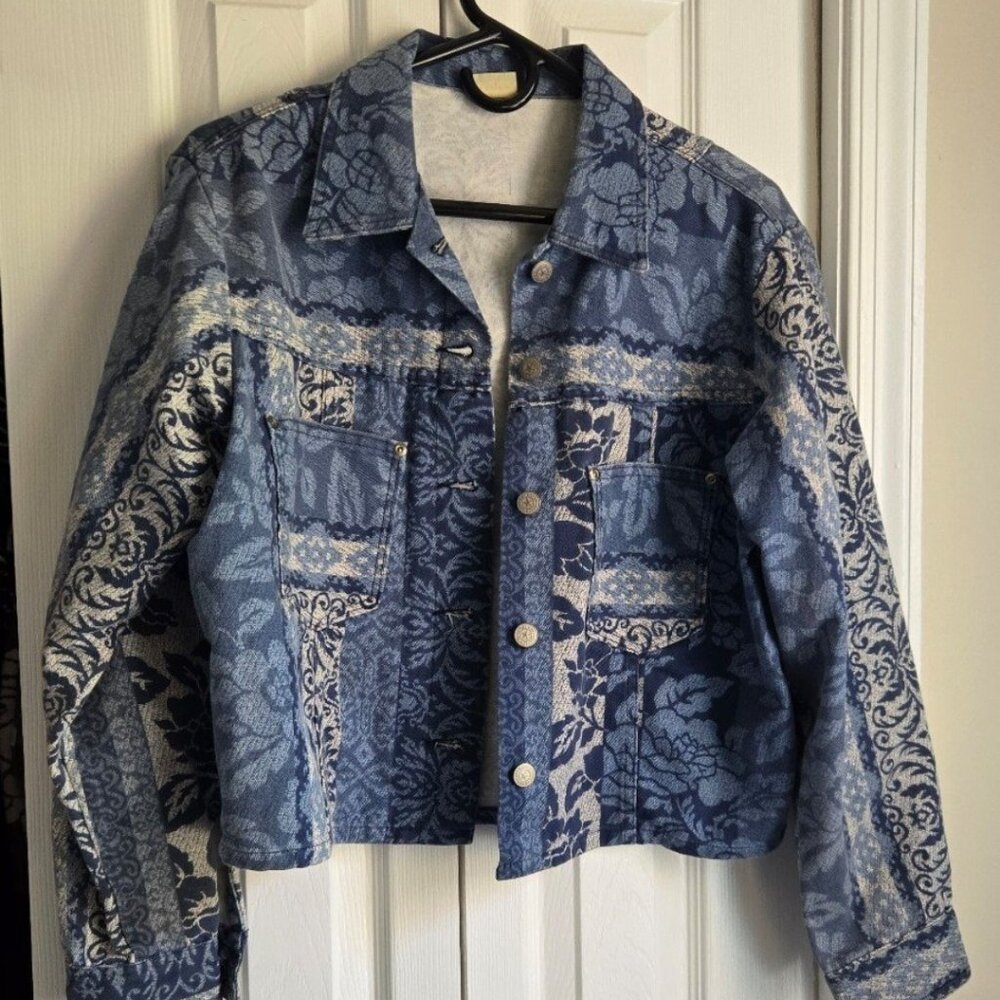 Vintage Vivaldi Jean Jacket Denim Womens Medium/Large
